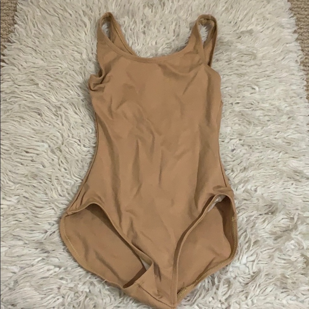 Tan capezio leotard
